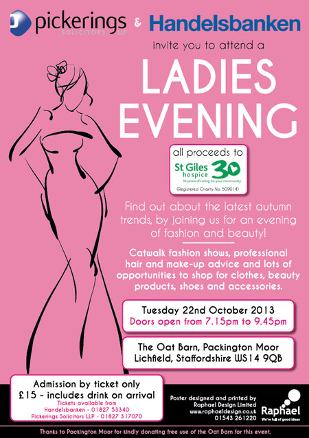 Charity Fashion Show in support of St Giles Hospice