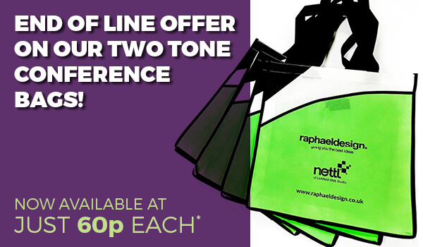 Why not bag yourself a bargain with this great offer on our two-tone conference bags!