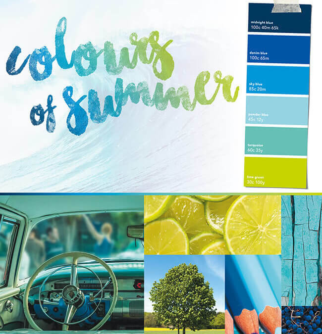 Cool Colours for Your Summer Marketing