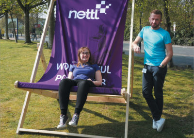 Giant Branded Deckchairs